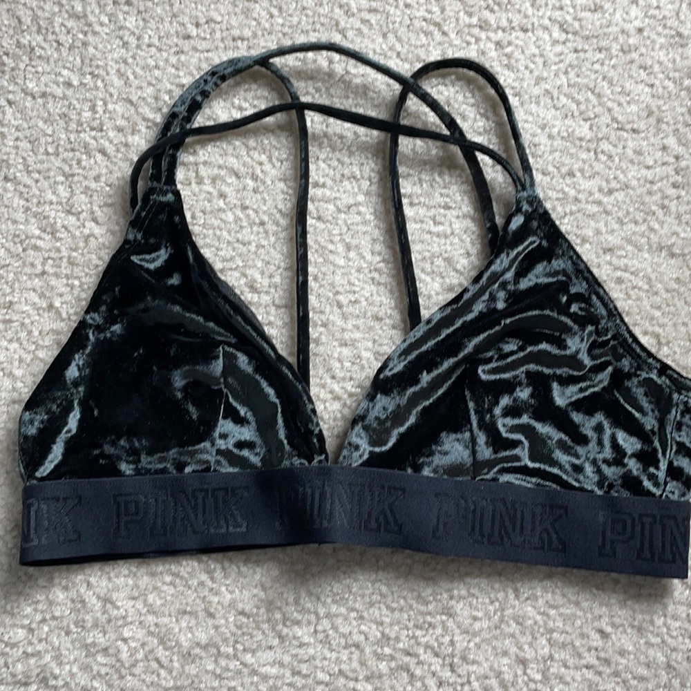 Pink Victoria’s Secret green unlined bra